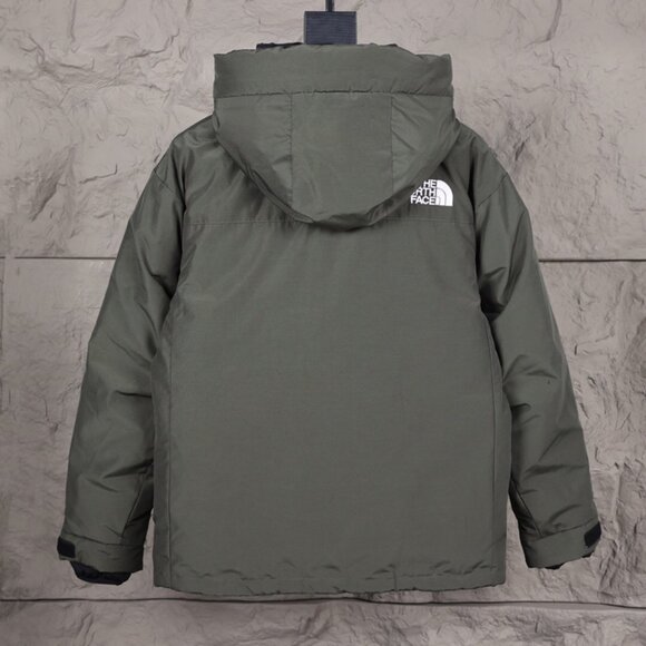 The North Face Dark Green Hooded Workwear Down Jacket - Picture 2 of 8